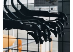 Вішалка-плечики для білизни и дитячого одягу (26см. чорні)